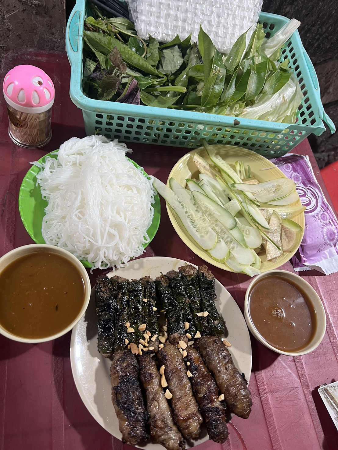 越南烤肉餐點